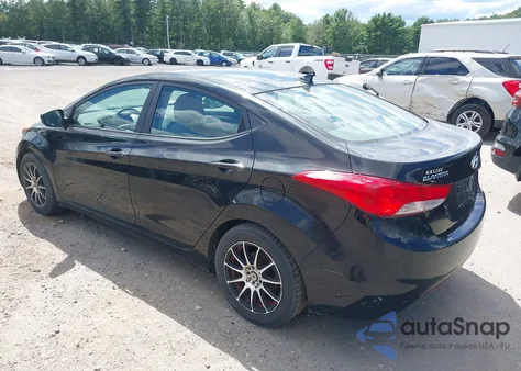 2011 Hyundai Elantra Gls из США, поврежденный, VIN 5NPDH4AE7BH053909